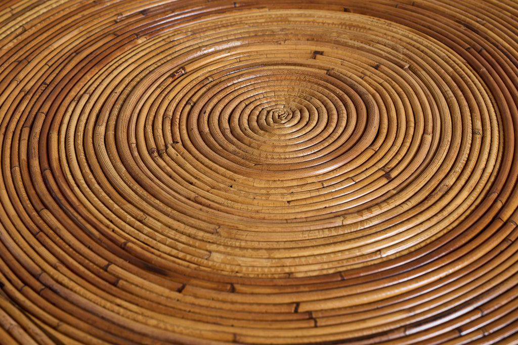 Gabriella Crespi–Style Pencil Reed Coffee Table