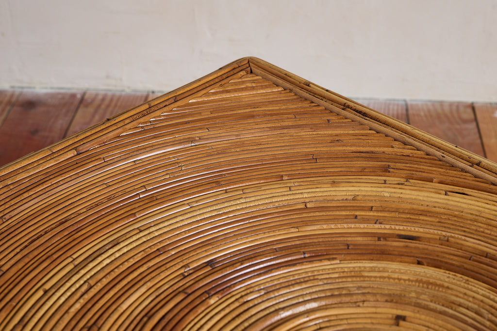 Gabriella Crespi–Style Pencil Reed Coffee Table