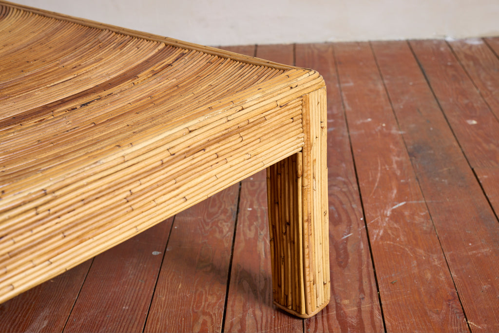 Gabriella Crespi–Style Pencil Reed Coffee Table