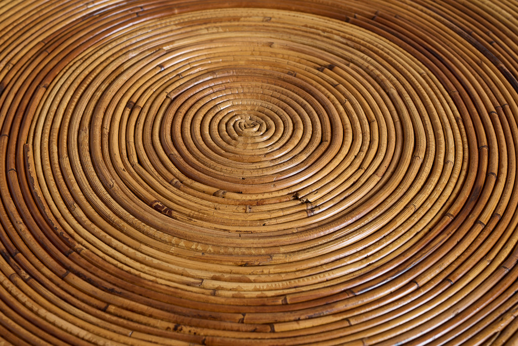 Gabriella Crespi–Style Pencil Reed Coffee Table