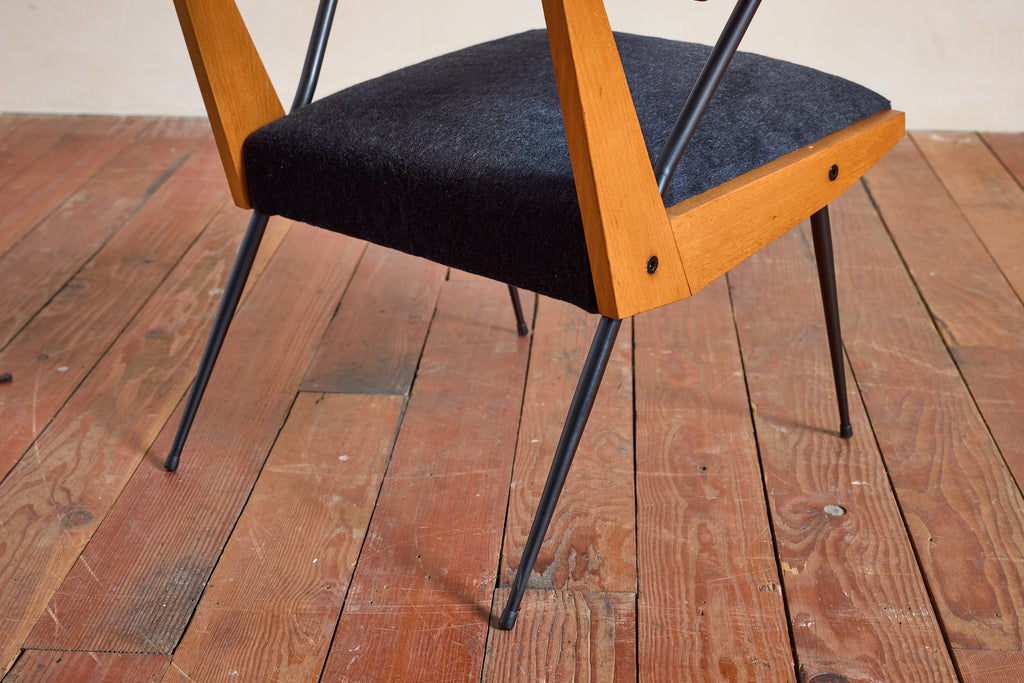 Italian Iron Armchairs