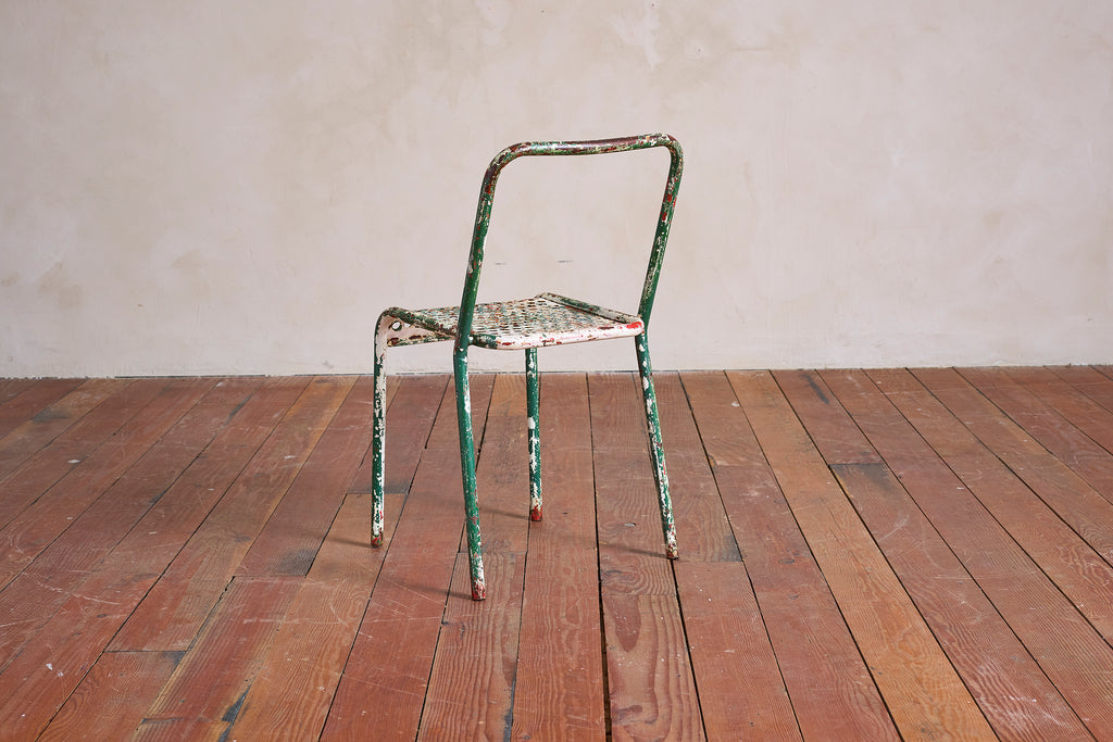 Rene Malaval Perforated Chairs - set of 6