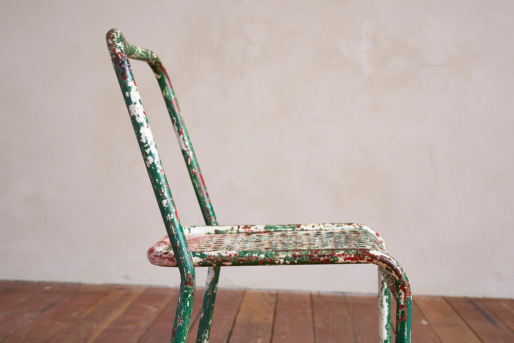 Rene Malaval Perforated Chairs - set of 6