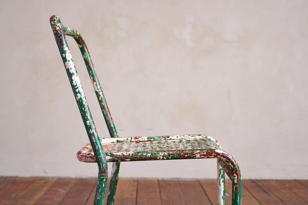 Rene Malaval Perforated Chairs - set of 6