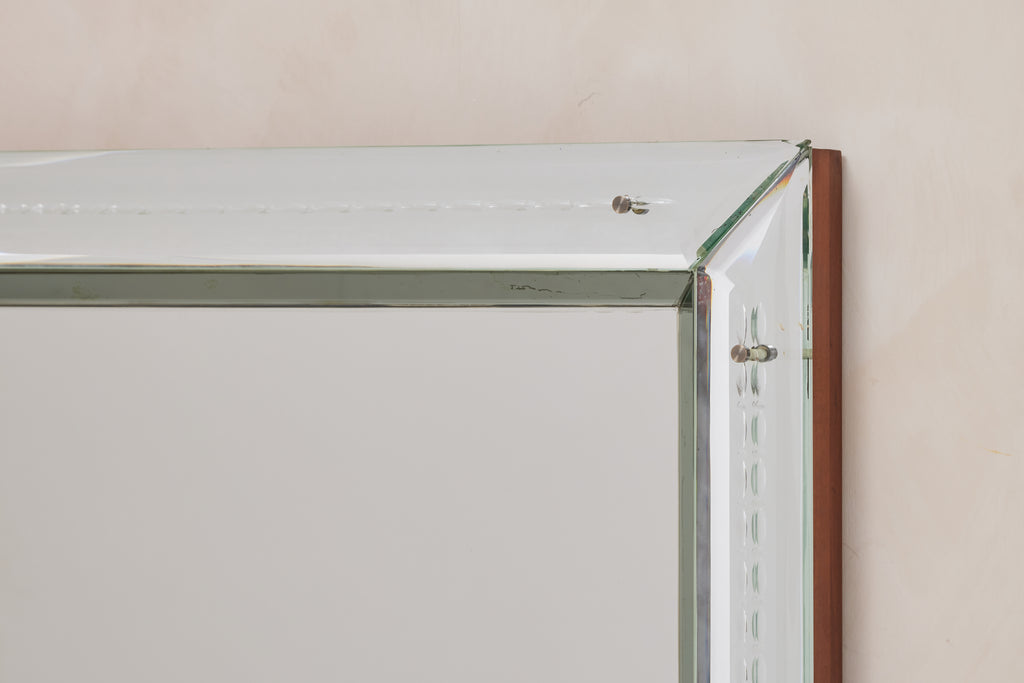 Giant 1940's Italian Etched Mirror