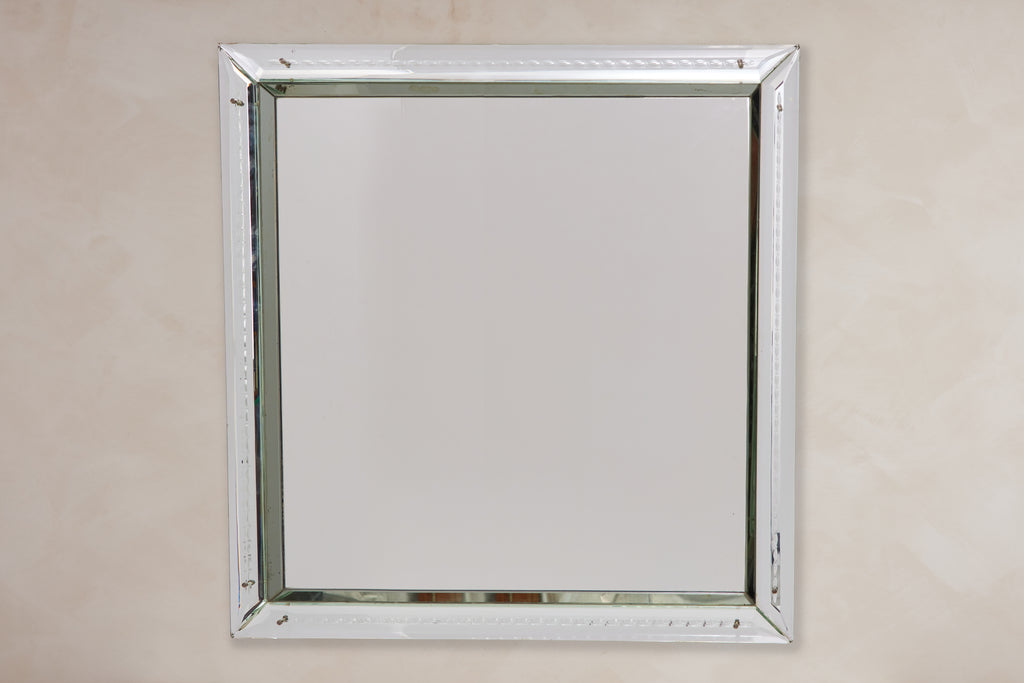 Giant 1940's Italian Etched Mirror