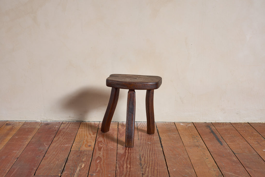 French Carved Oak Stool
