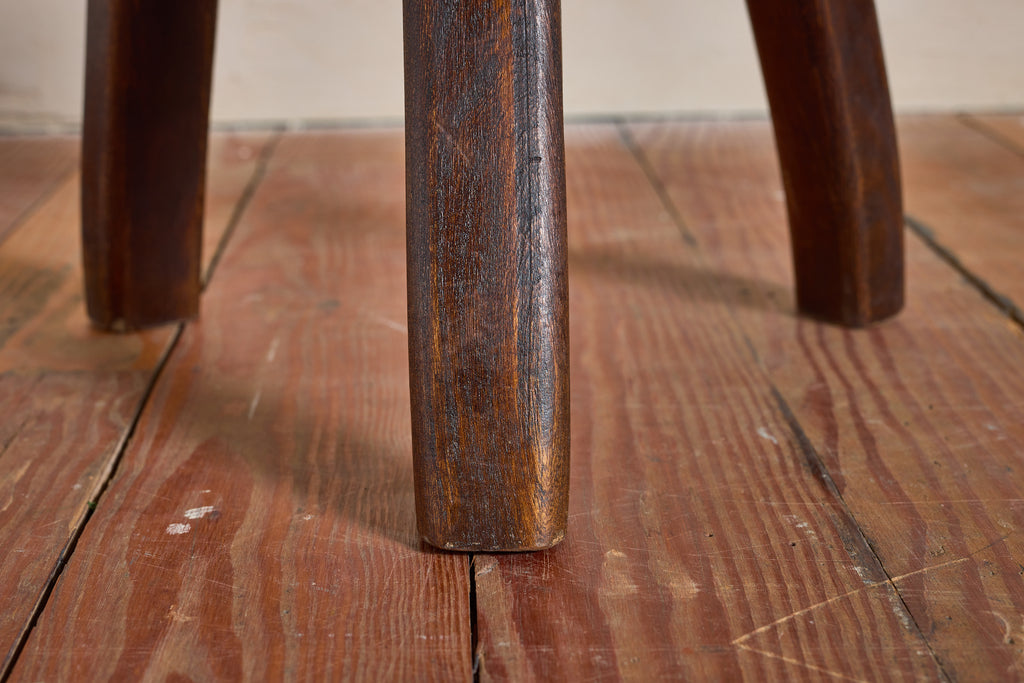 French Carved Oak Stool