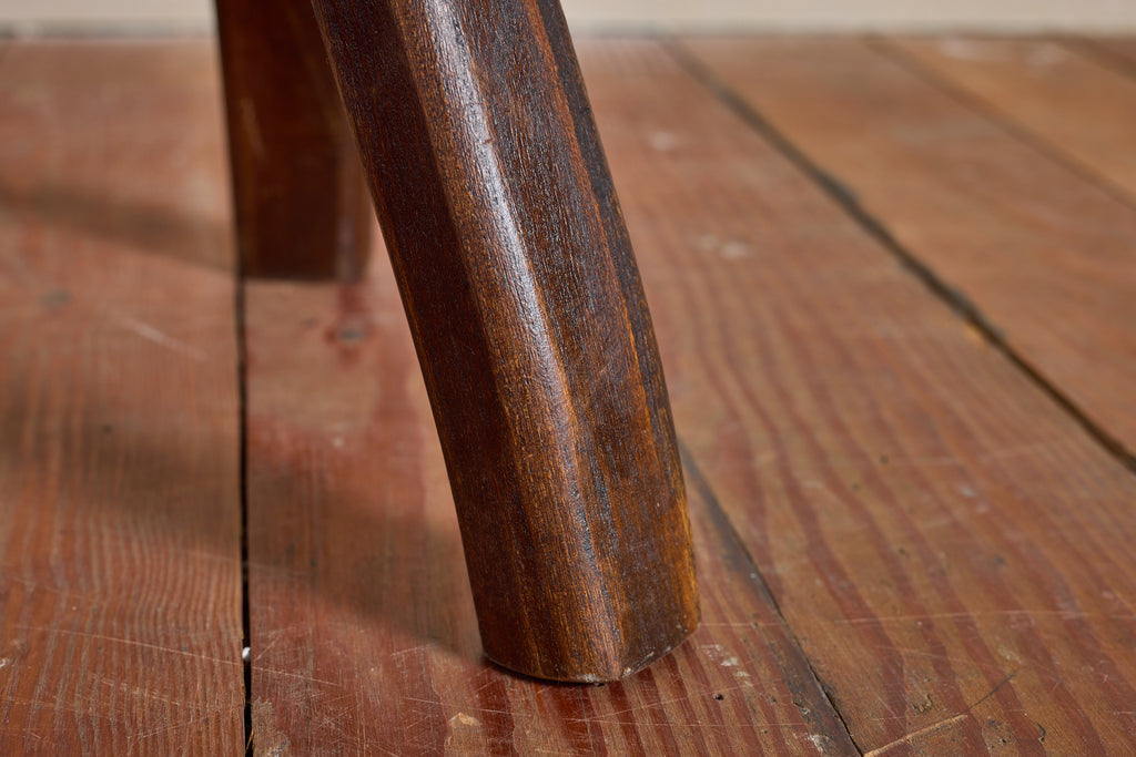 French Carved Oak Stool