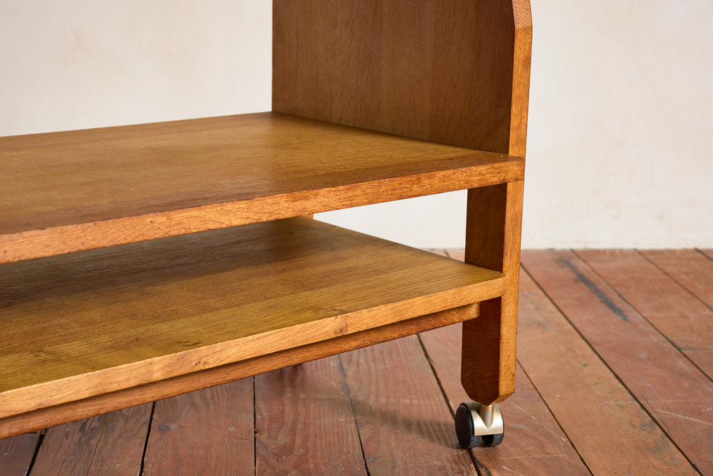 Guillerme et Chambron Bar Cart w/ Pink Ceramic