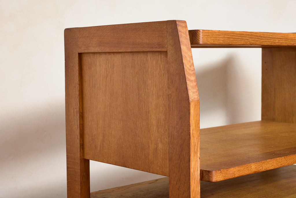 Guillerme et Chambron Bar Cart w/ Pink Ceramic