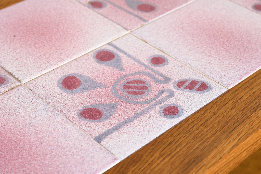 Guillerme et Chambron Bar Cart w/ Pink Ceramic