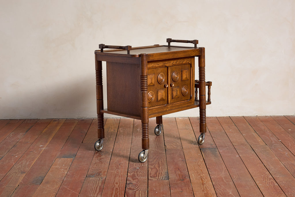 Charles Dudouyt Rolling Bar Cabinet