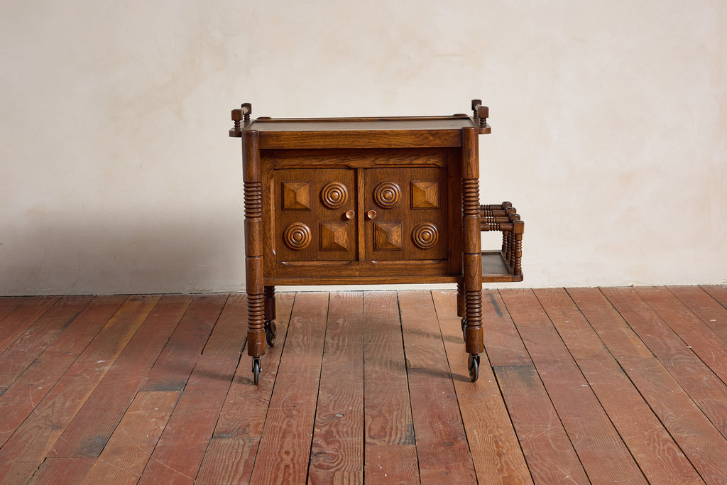 Charles Dudouyt Rolling Bar Cabinet