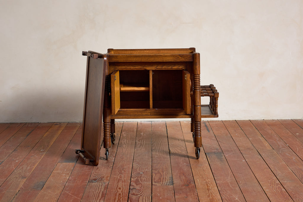Charles Dudouyt Rolling Bar Cabinet