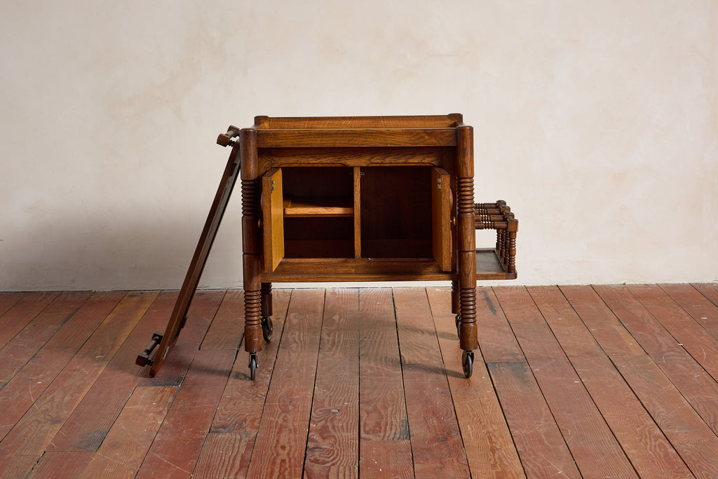 Charles Dudouyt Rolling Bar Cabinet