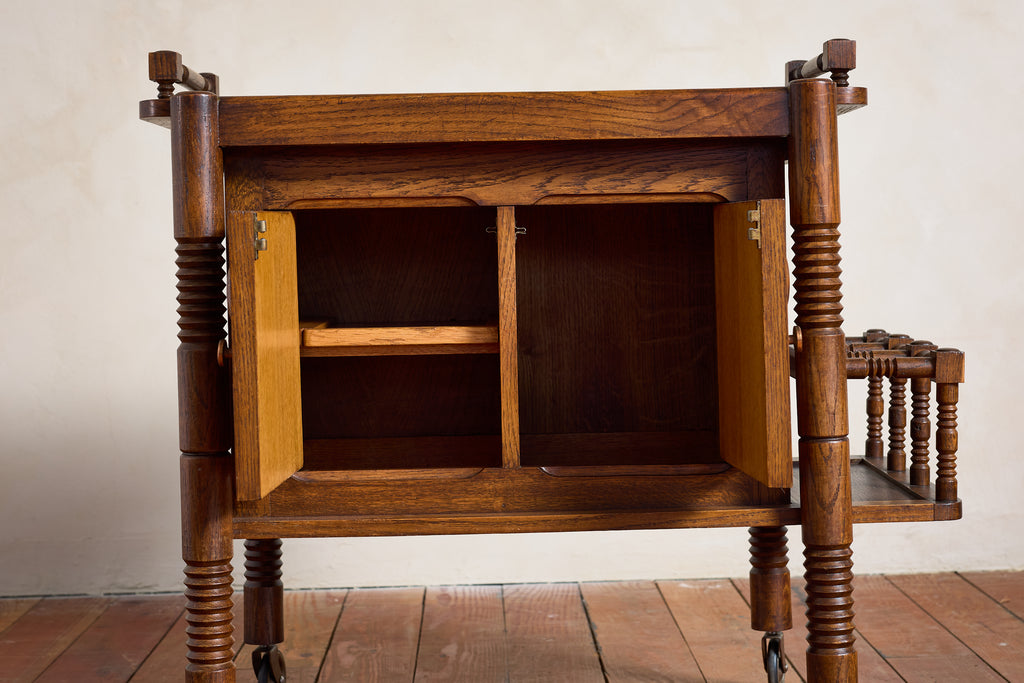Charles Dudouyt Rolling Bar Cabinet