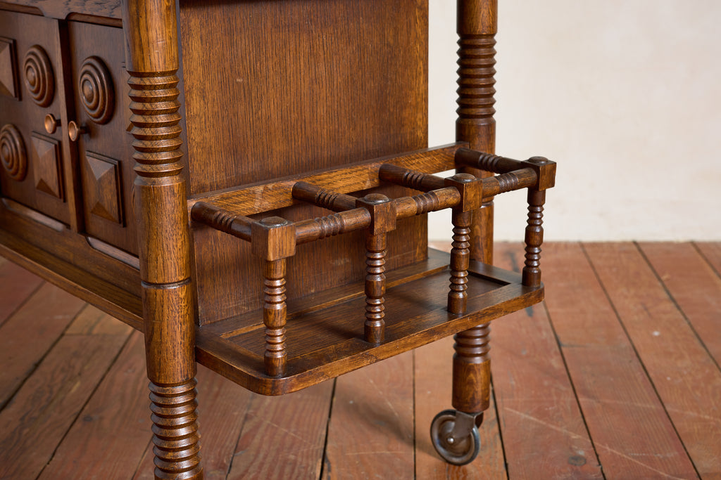 Charles Dudouyt Rolling Bar Cabinet