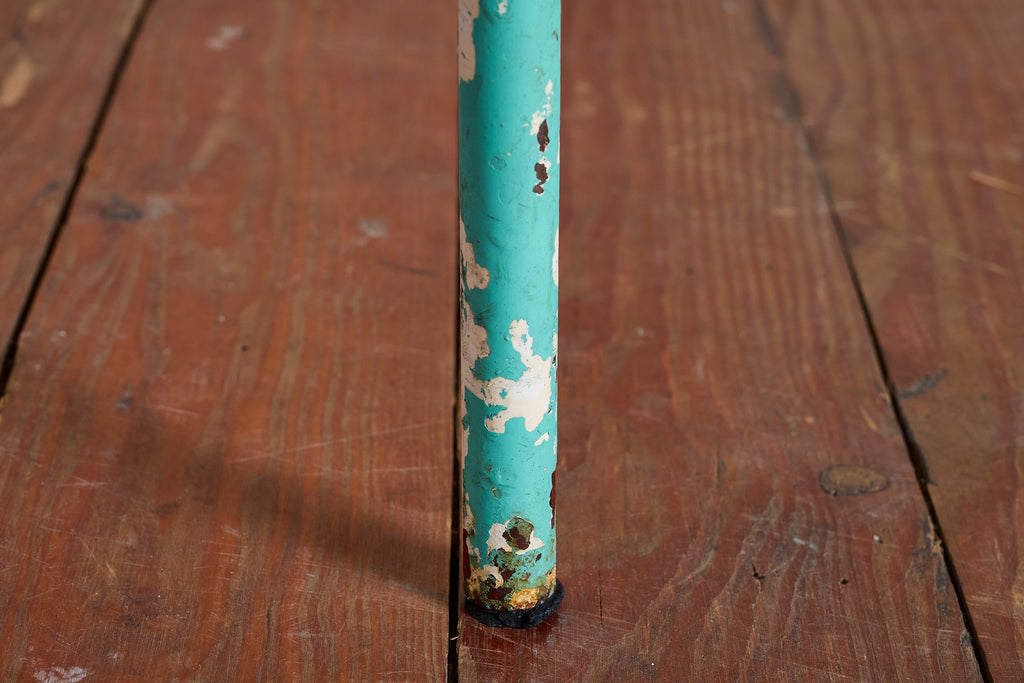 Turquoise Rene Malaval Bistro Chairs - set of 6