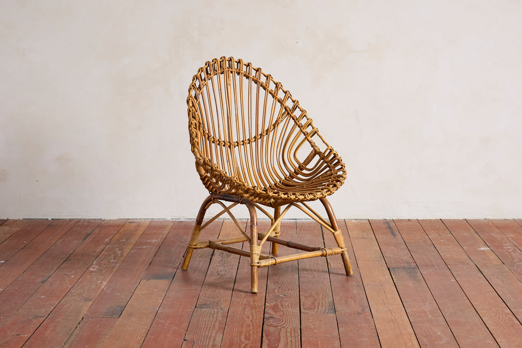 Bamboo Chairs attributed to Bonacina