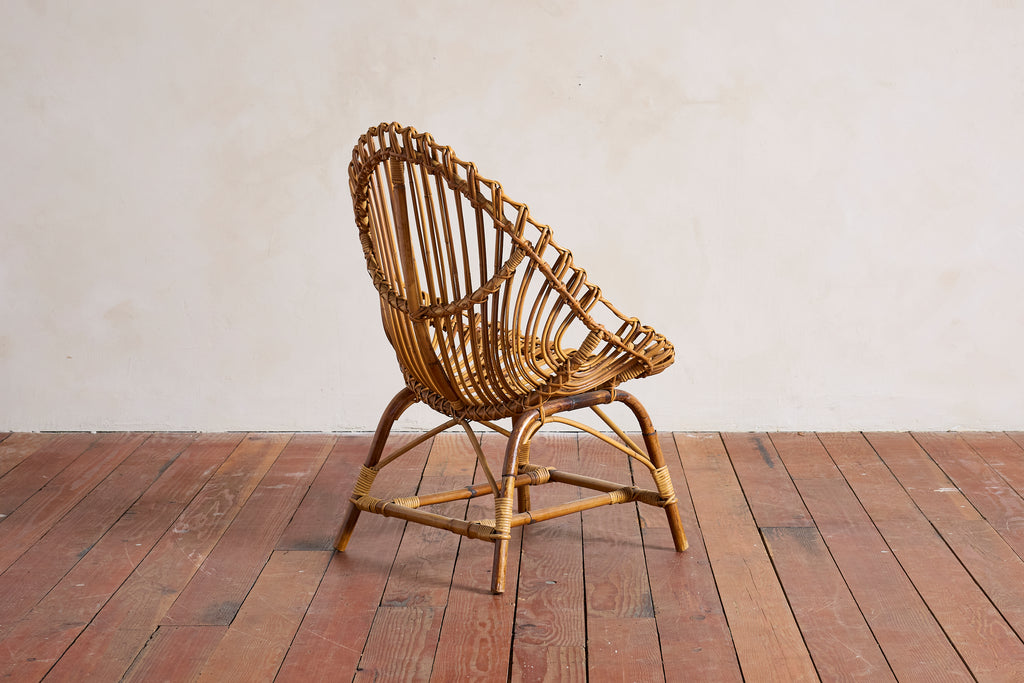 Bamboo Chairs attributed to Bonacina