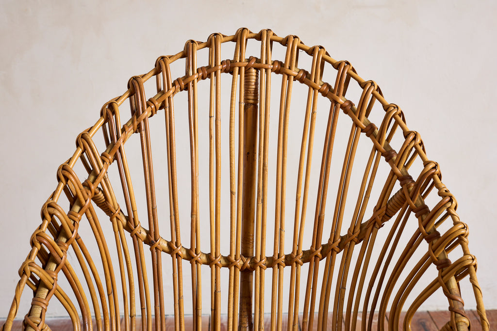 Bamboo Chairs attributed to Bonacina