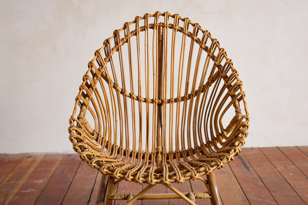 Bamboo Chairs attributed to Bonacina