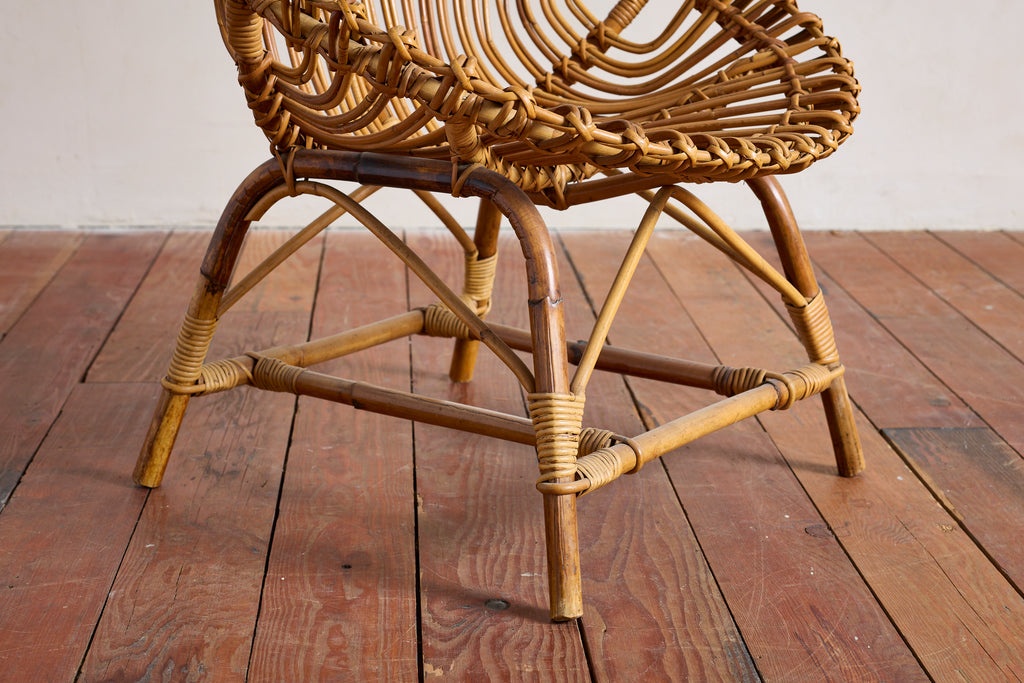 Bamboo Chairs attributed to Bonacina