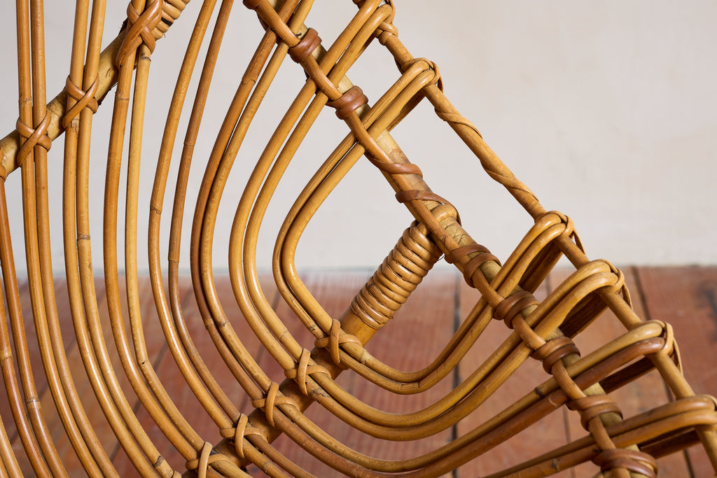 Bamboo Chairs attributed to Bonacina