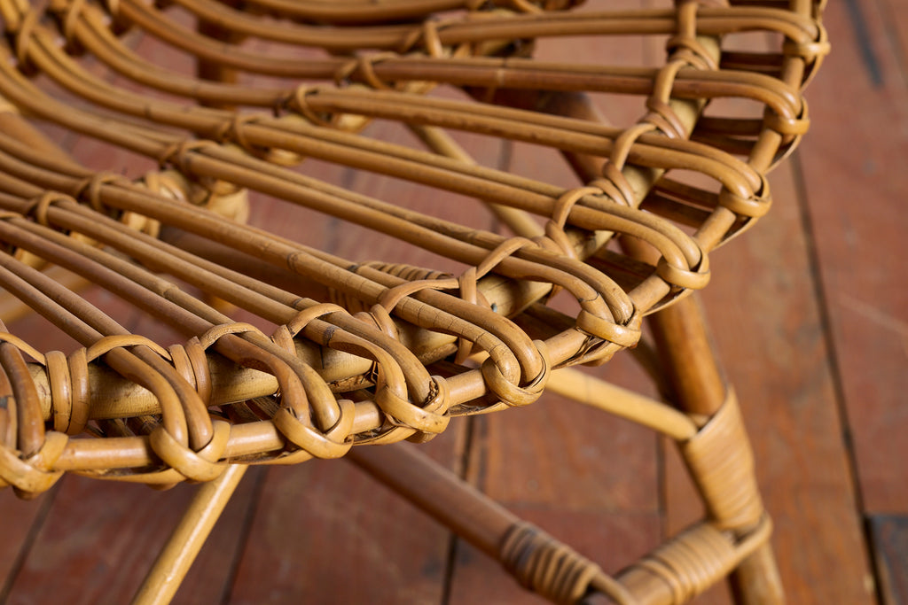Bamboo Chairs attributed to Bonacina