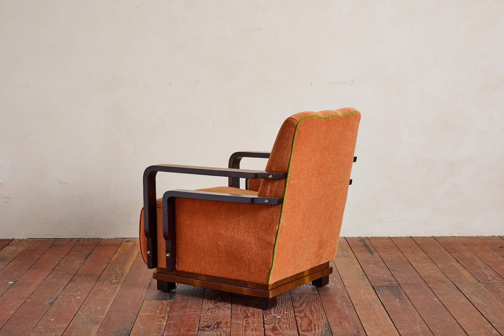 Pair of Italian Art Deco Armchairs