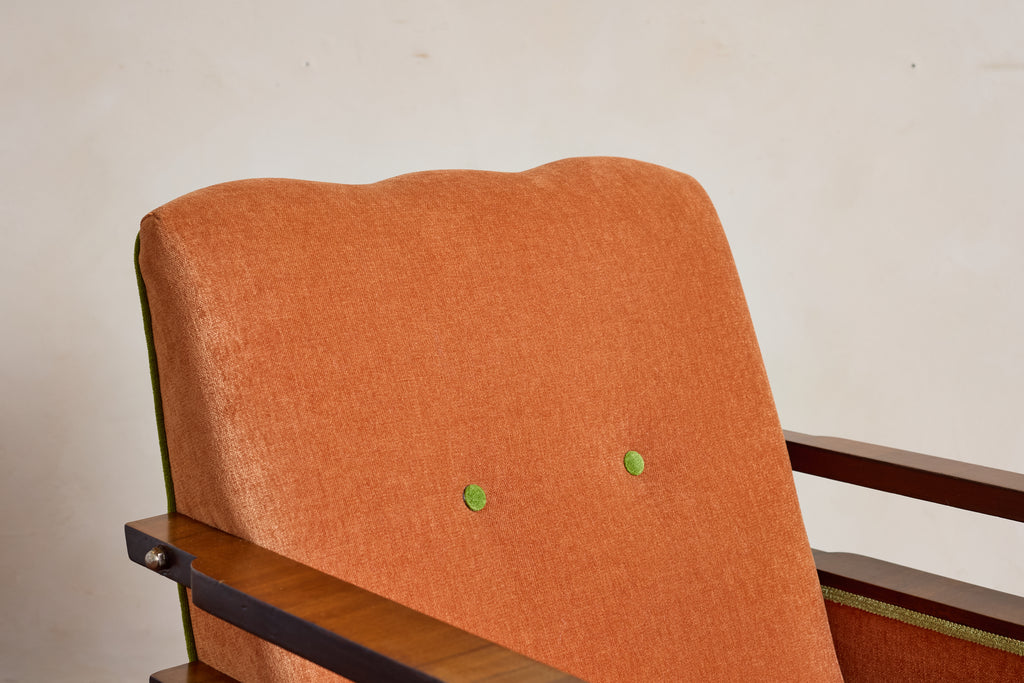 Pair of Italian Art Deco Armchairs