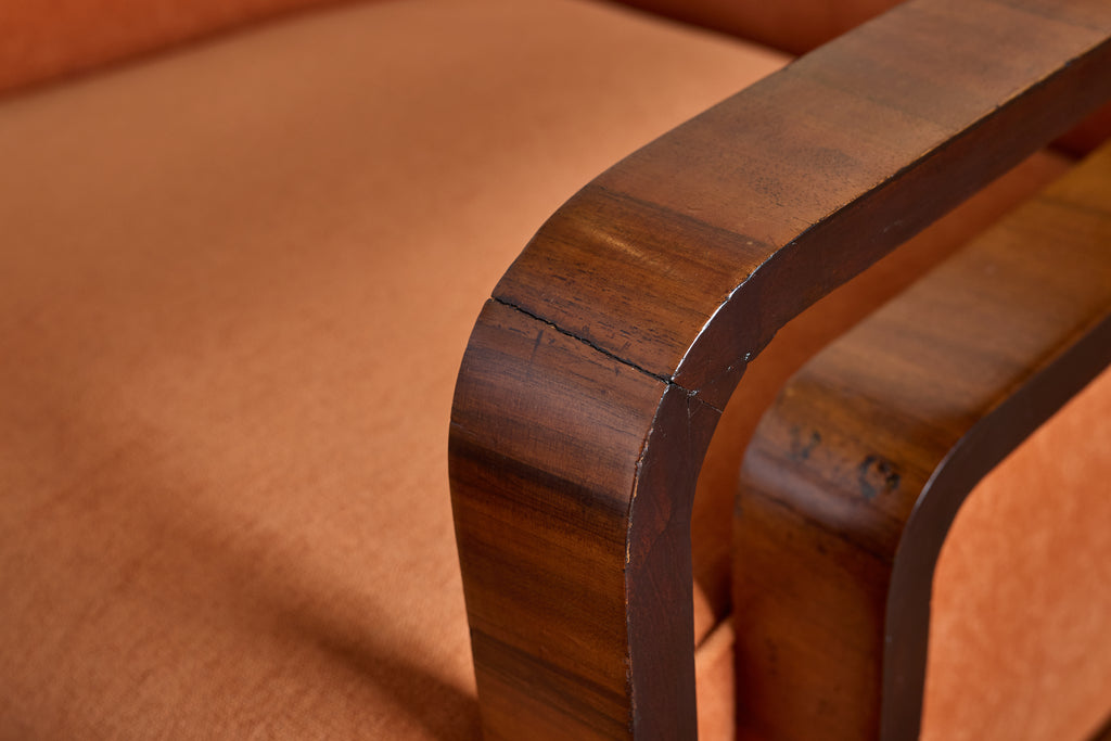 Pair of Italian Art Deco Armchairs