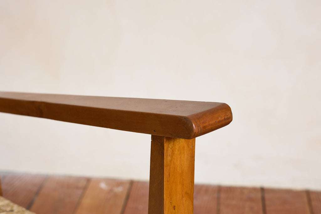 1950's Italian Woven Bench