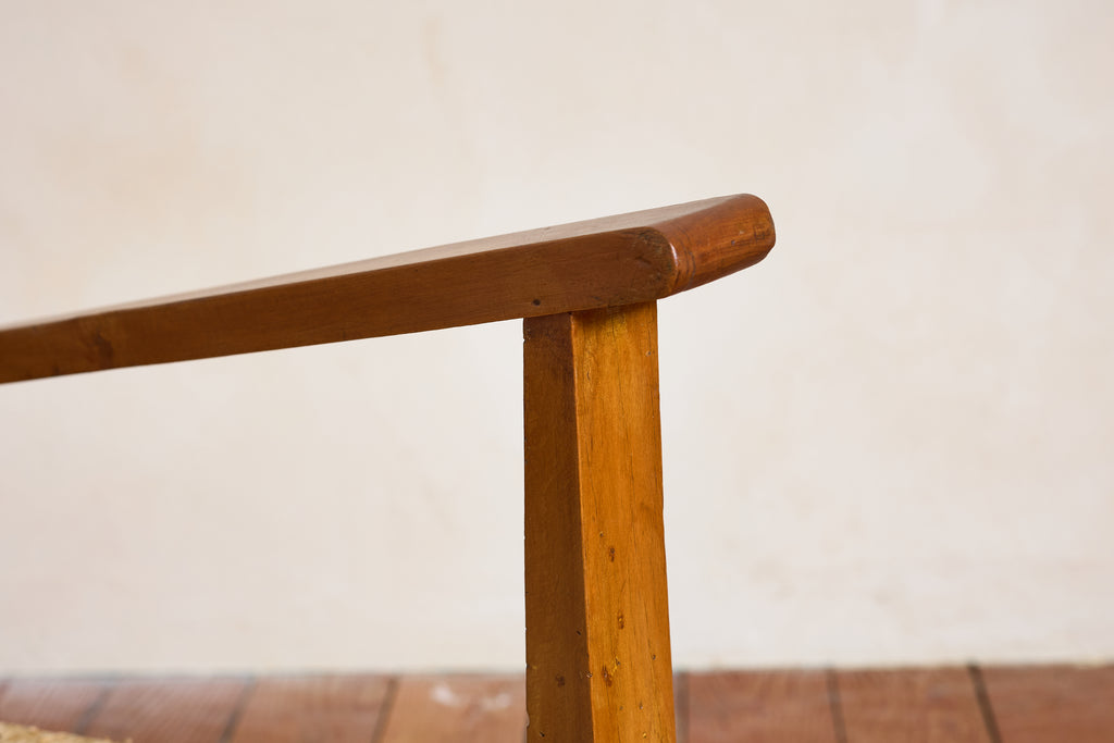 1950's Italian Woven Bench