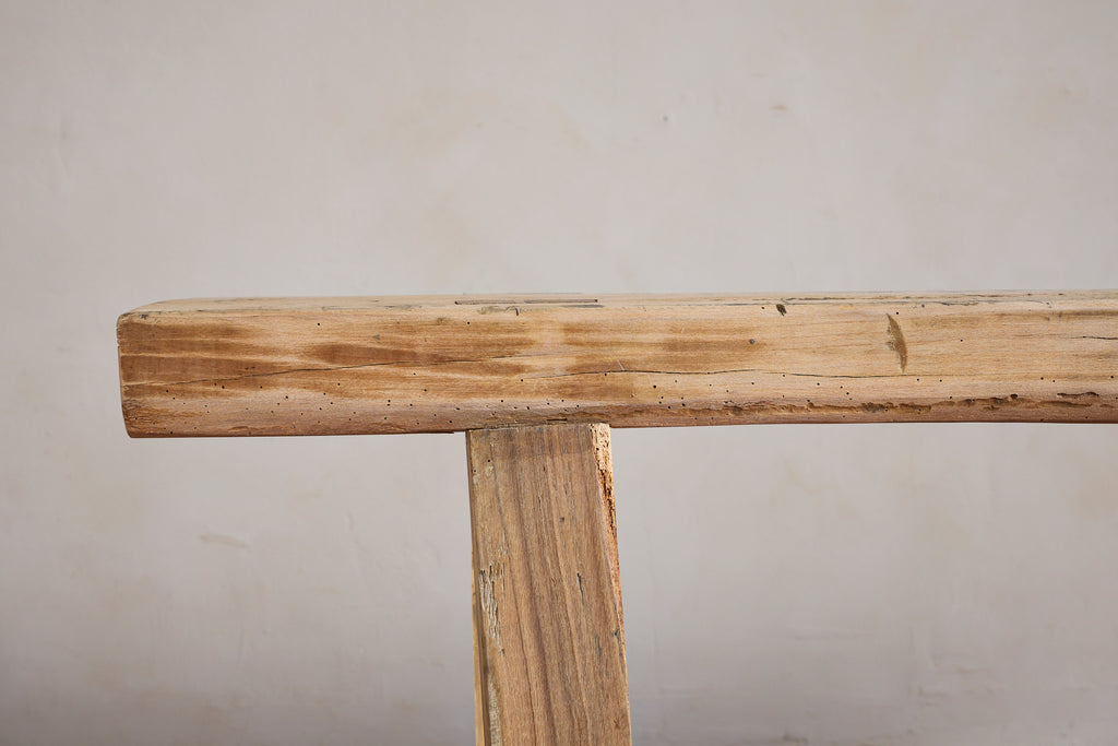 Primitive French Oak Console Table