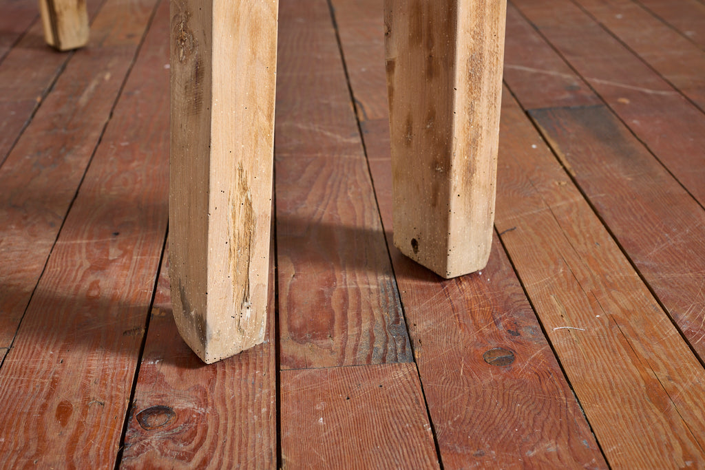 Primitive French Oak Console Table