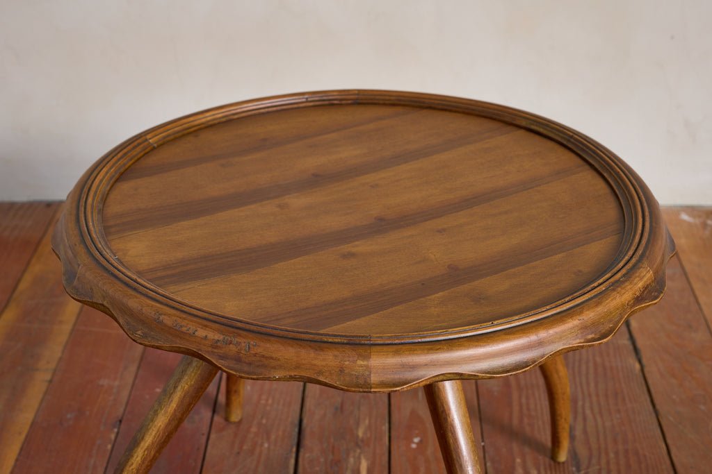 Italian Scalloped Side Table