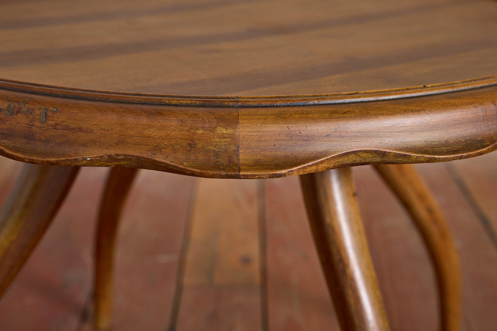 Italian Scalloped Side Table