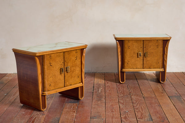 Italian Burl End Tables