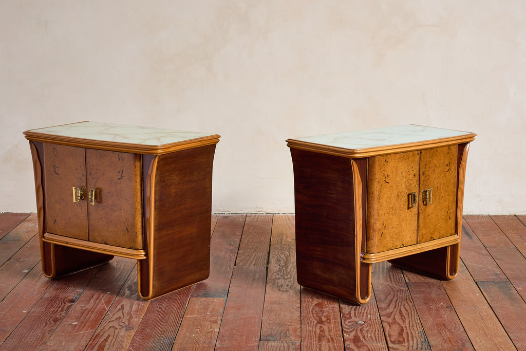 Italian Burl End Tables