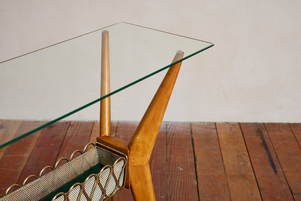 1950s Italian Glass Console