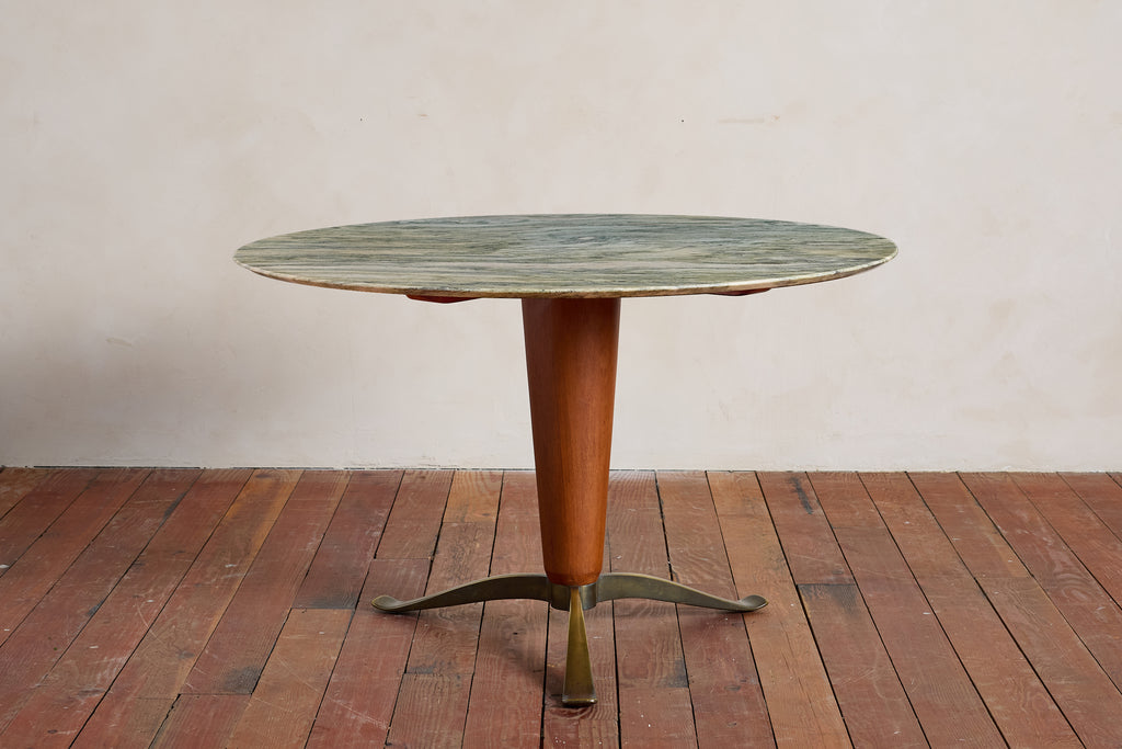 1950's Italian Green Marble Center Table