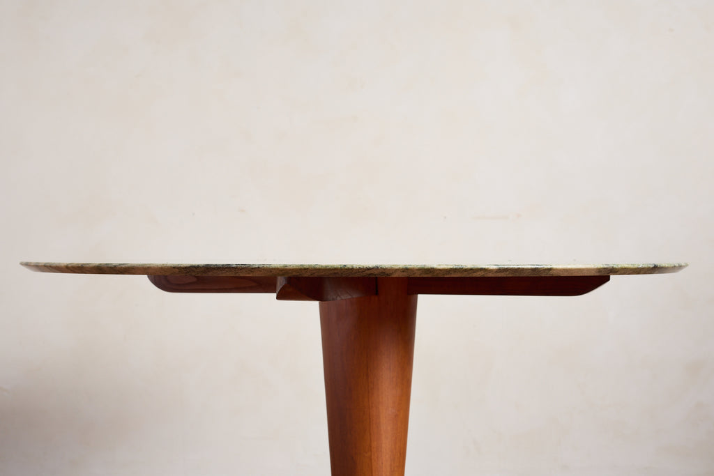 1950's Italian Green Marble Center Table