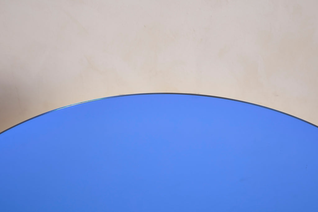 Paolo Buffa Table w/ Blue Glass