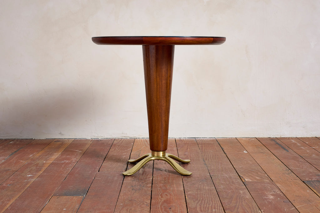 Paolo Buffa Table w/ Blue Glass