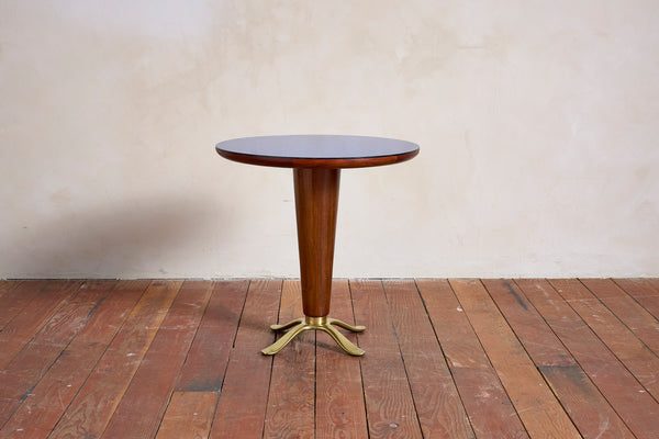 Paolo Buffa Table w/ Blue Glass