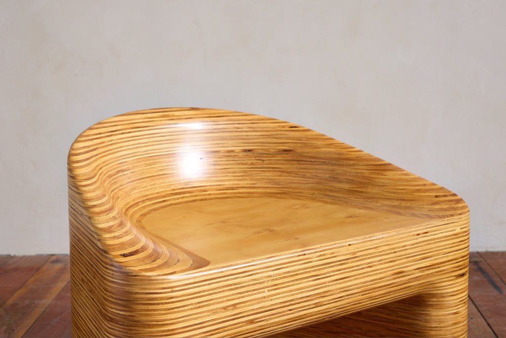 Stacked Molded Plywood Chairs