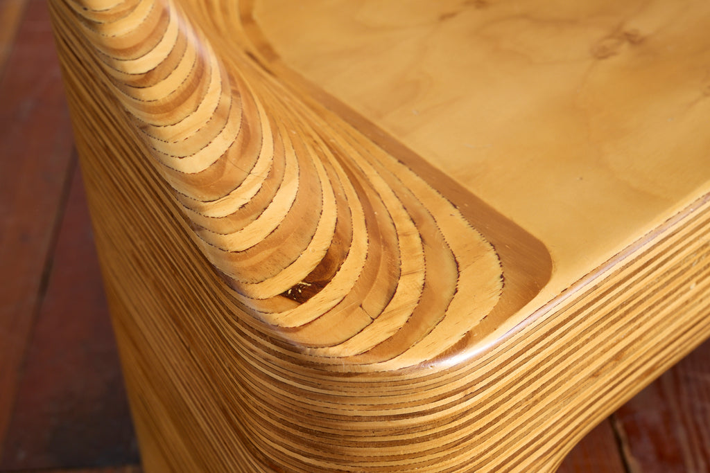 Stacked Molded Plywood Chairs