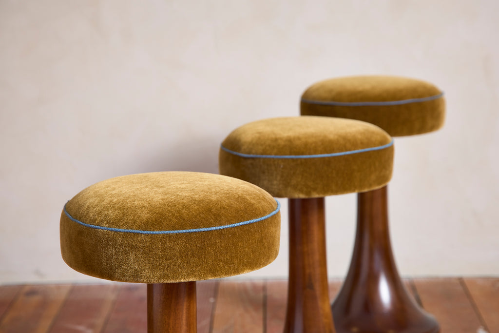 Italian Tulip Stools - Set of 3